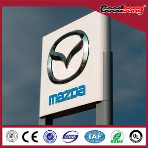 China 4s shop large vacuum forming 3d illuminated advertising car logo wholesale