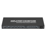 ROHS Black 4 X 1 1080P HDMI DP KVM Switch