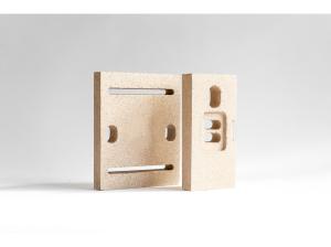 China Chemical Resistant Fire Block Brick , Durable Fire Resistant Board Brick Effect wholesale