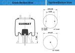 1010-21P570 SAF AIR SUSPENSION BAG FOR 90557167 - NEWAY 90557167