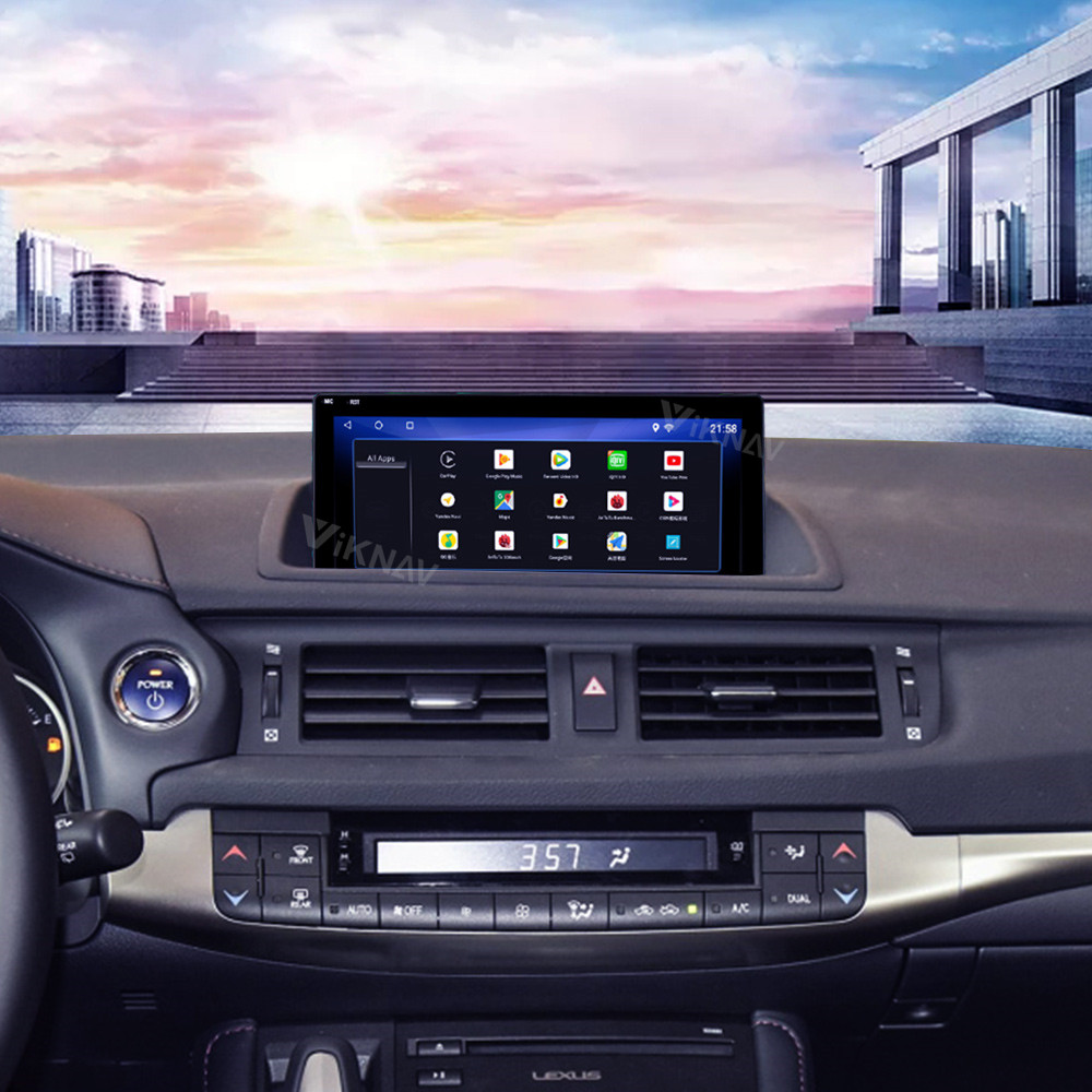 10.25 Inch Android Car Stereo GPS WiFi Receiver For Lexus CT CT200