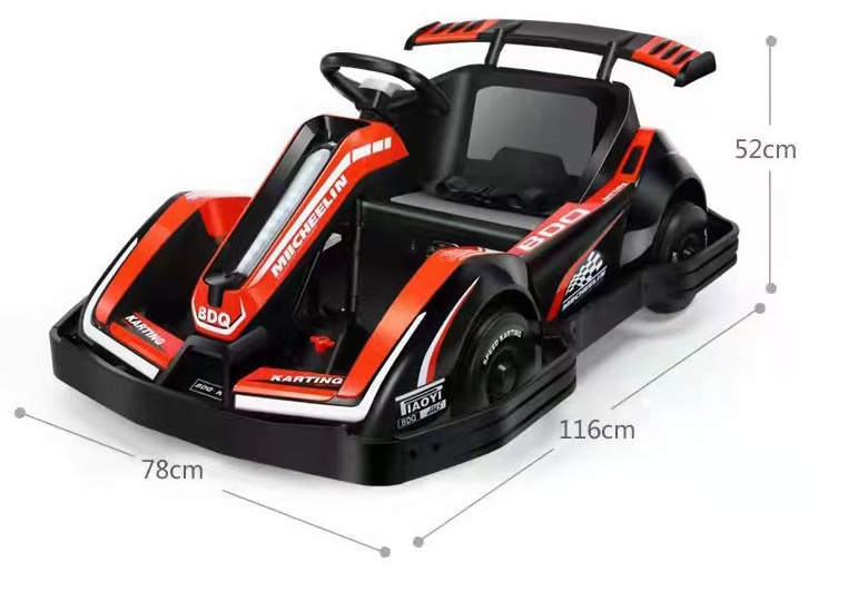 Unisex 12v Extreme Drift 4 Wheels Ride On Kids Cars 19kg Baby Balance Electric Go Kart
