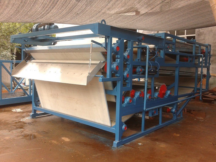 Solid Liquid Separation Belt Filter Presses Machine For Sludge Dewatering