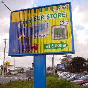 China one side with three ads outdoor trivision billboard wholesale