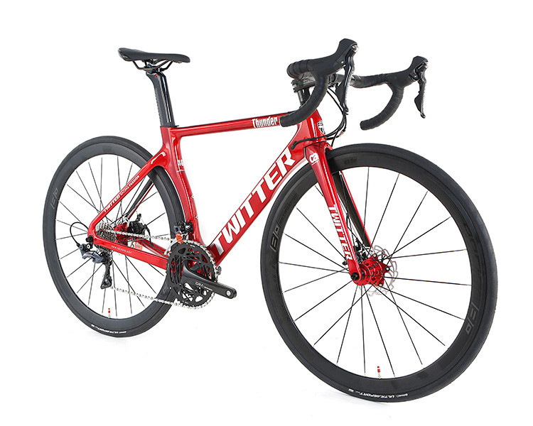 Carbon Fiber Road Bike 700C Thru Axle 142mm Disc Brake SHIMANO 105 R7000 Speed