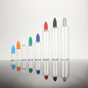 China Customized Transparent PET liquid dropper bottle with Childproof Screw Cap wholesale
