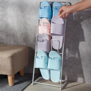 China 4 Tier 64cm Height 1.2kg Metal Hanging Shoe Rack wholesale