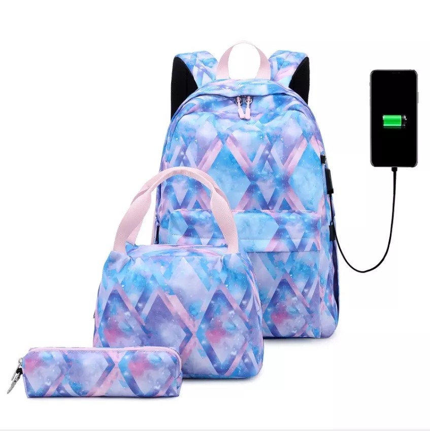 Lightweight Backpack Sets For Teens School Book Bags Sets Oxford