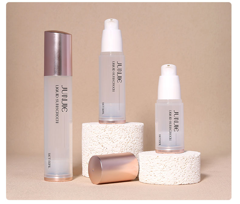 Matte PP Airless Bottle Sealing Type Lotion Airless Pump Bottle 15ml 30ml 50ml Custom