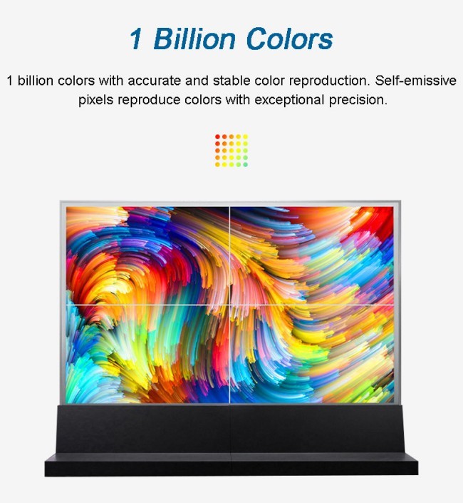 Aluminum Alloy Frame Transparent OLED Touch Display Advertising Player with High Brightness and 4K Ultra HD Resolution