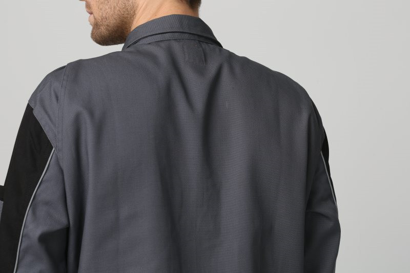 Concealed Front YKK Zip Multi Pocket Work Jacket With Flap