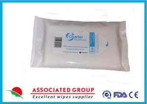 China Fresh Scent Sanitary Disinfectant Wet Wipes Calendering Nonwoven Material 40pcs wholesale
