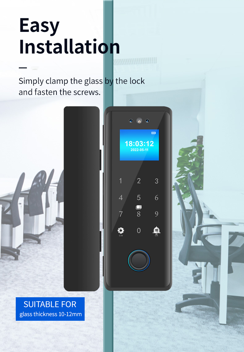 Digital Tuya APP Smart Lock Wifi Finger Touch Front Door Lock
