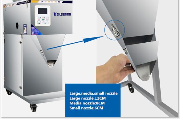 Vibratory Automatic Weighing Filling Machine For Tea Grain Medicine