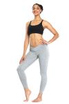 Senda Spandex Polyester Light Grey High Waisted Yoga Pants XL Plus Size