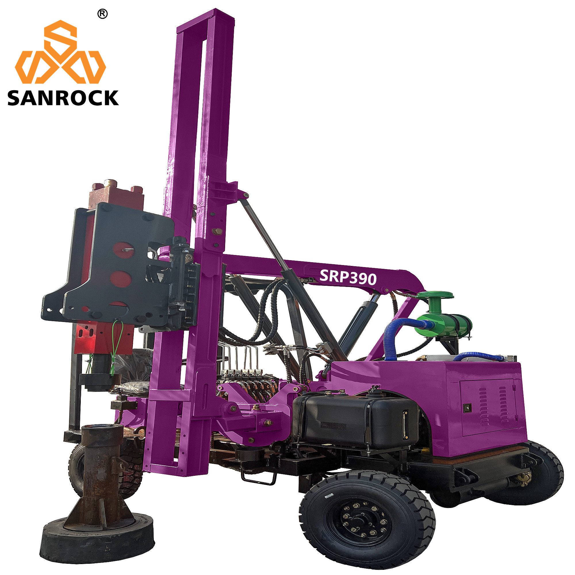 Portable Pile Drilling Rig Vibration Hammer Pile Driving Equipment