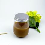 Aluminum Screw Cap 500ml PET Disposable Juice Bottles Transparent