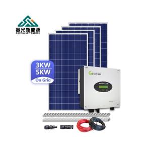 China 3kw 5kw 10kw On Grid Solar System 20kw 30kw 40kw Complete Home wholesale