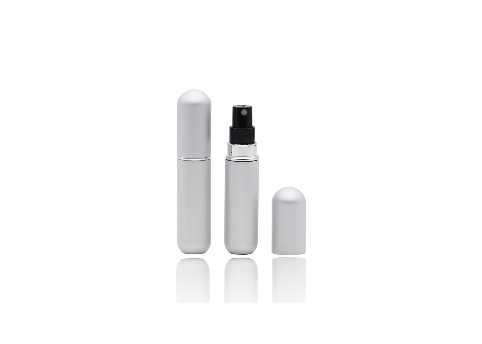 Shiny Color 5ml Perfume Tester Atomizer Bottle Aluminum Mini Spray