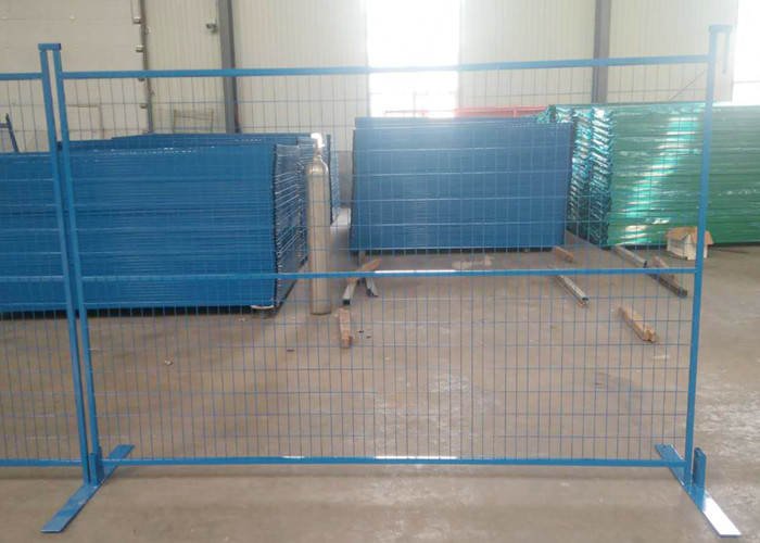 Powder Coating Movable Temporary Fencing Panels For Construction Site