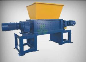 China Silent Plastic Film Shredder Machine , Twin Shaft Plastic Scrap Shredder wholesale