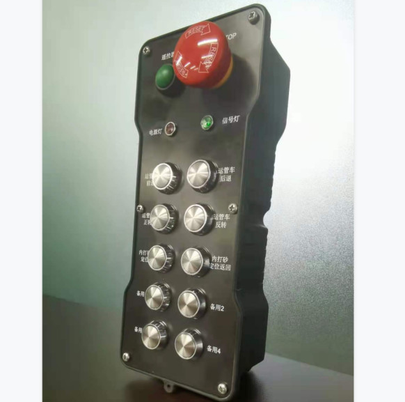 Overhead Crane Push Button Remote Control , CE 10 Channel Remote Control