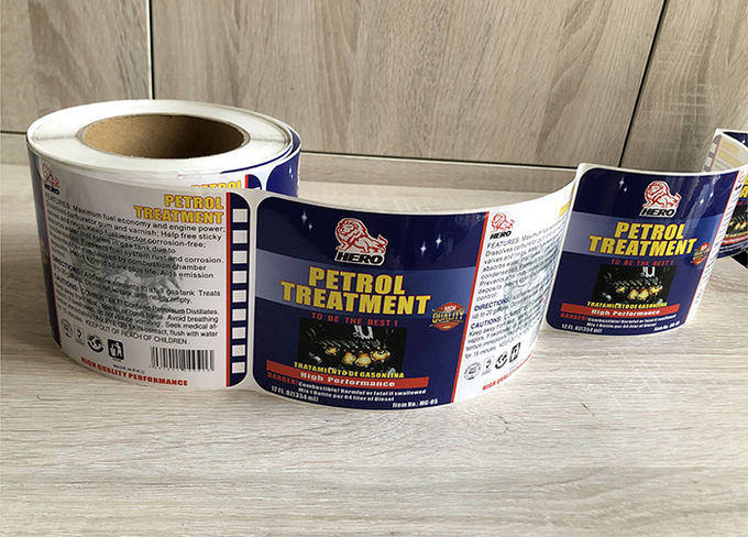 Glossy self-adhesive paper packaging sticker label manufacturer