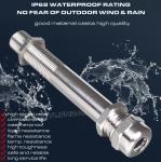 Metal Cable Gland Long Thread IP68, 304/316 Stainless Steel PG & Metric Cable