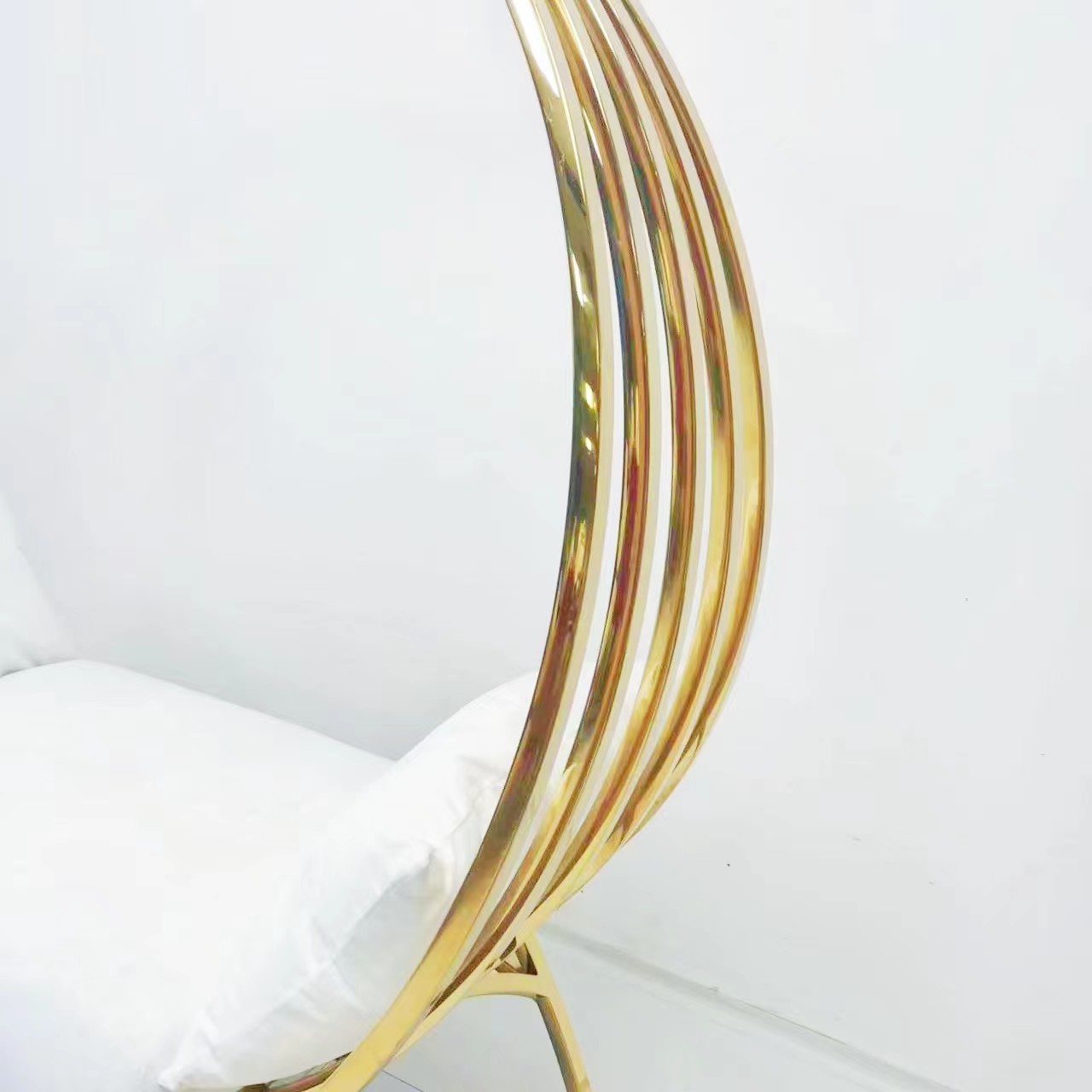 Classic Wedding Couple Sofa Set Round Wedding Throne Birdcage Chair