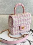 Girls Monogram Mini Designer Purses Chanel Mini Box Bag Green Pink
