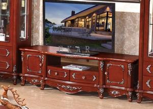 China TV cabinet living room antique wooden furniture wholesale