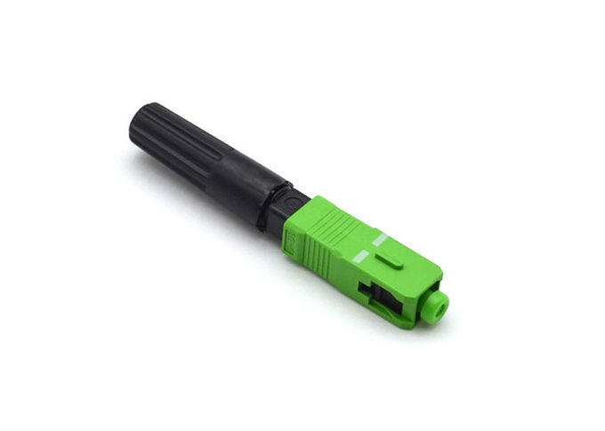 FTTH Drop Cable Fiber Optic Fast Connector Pre - Polished 50mm Made On - Site