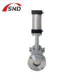Stainless Steel Pneumatic Knife Gate Valve DN50-1000mm Used In Papermaking