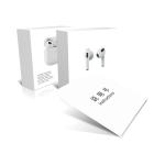 Custom White Cardboard airpods packaging boxes For Wireless Earbuds Earphones