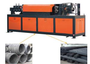 China Automatic Hydraulic Flat Steel Rebar Straightening Cutting Machine 160x66x95cm wholesale