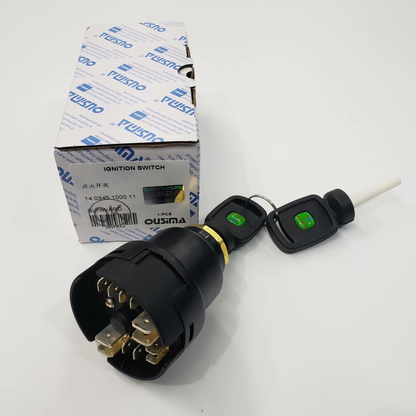 14.0345.1000.11 Starter Key Switch Ignition Switch For Sunward Excavator