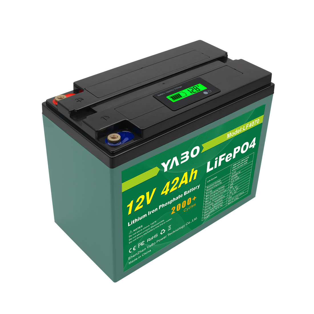 Customized 12V 42Ah LiFePO4 Battery Pack With Built In Smart BMS System