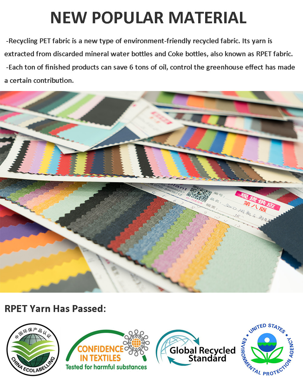 Clothing 0.62mm Recycled Mesh Fabric Comfortable Polyester And Spandex