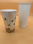 Food Grade Ink Offset Print 10oz Printed Takeaway Cups Size Optional