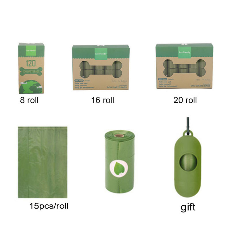 Biodegradable Pet Dog Poop Bag Environmental Protection Portable Outdoor Pet Cleaning Bag