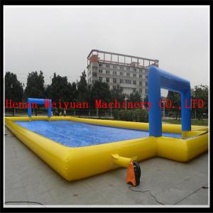 China inflatable water soccer field, inflatable water sport game football wholesale