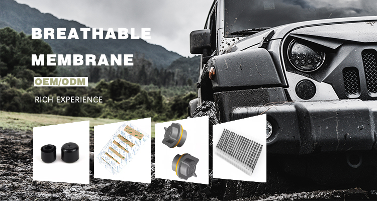 Air Vent Breather For Led Lights IP68 Eptfe Air Vent Breathable Waterproof Membrane