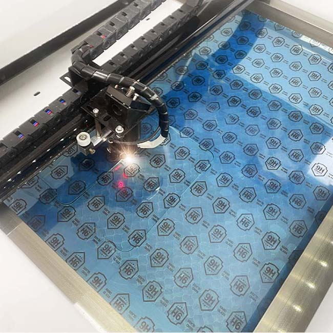 40w Daqin Engraving Screen Protector Laser Cutting Machine Water Cooling