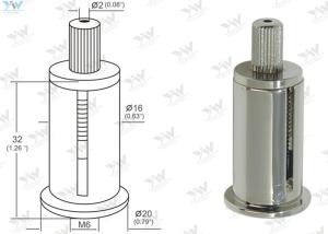 China Two - Parts Brass Cable Gripper Nickel Color , Side Cable Exit Gripper wholesale