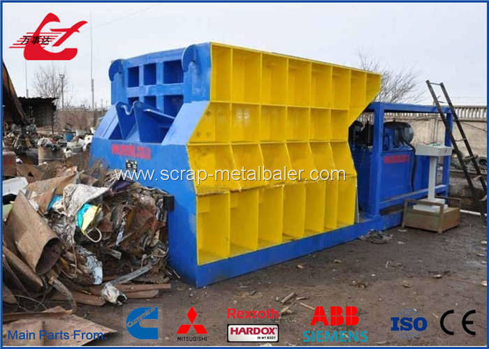WANSHIDA Horizontal Container Scrap Metal Shear 1400x400mm Output Mouth