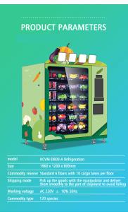 China Automatic coin combination tea snacks, drinks vending machine wholesale
