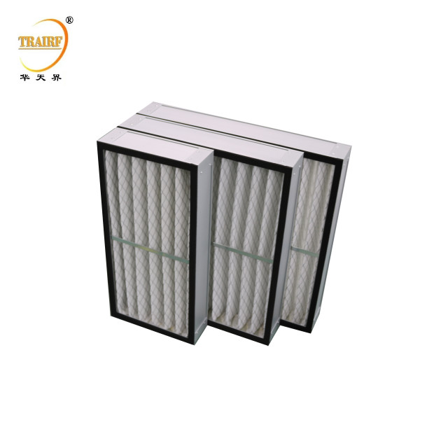 Pleated Panel Washable Wave Mesh Pre Filter for Clean Room Air Condition