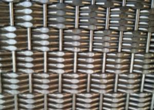 China Bright Silver Stainless Steel Decorative Wire Mesh For Cabinet Doors wholesale