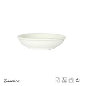 China White Small Ceramic Sauce Dish Custom Logo Microwave And Dishwasher Safe wholesale