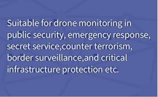 Handbag Portable Uav Drone Signal Detection Uas Detector up O 10km Range